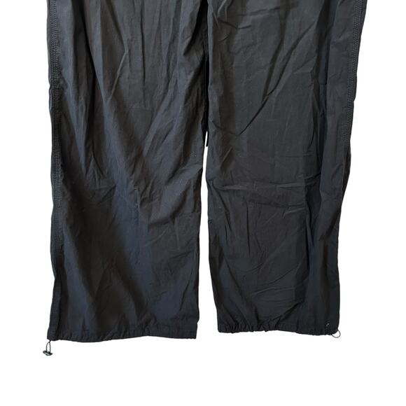 ASOS New Women's Parachute Cargo Trouser Pants Washed Black Size 2 Baggy Rave - Picture 8 of 13